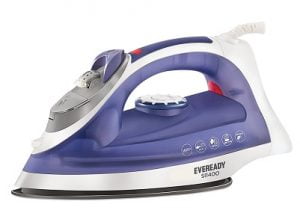 Eveready 1400 Watt SI1400 Steam iron with Spray (2 Yrs Warranty) worth Rs.1895 for Rs.1063 – Amazon