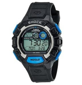 Timex Shock Digital Black Dial Mens Watch