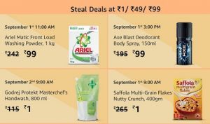 Amazon Super Value Day : Blockbuster deals & offers | Steal Deals for Rs.1 / Rs.49 / Rs.99