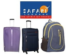 Safari Luggage – Flat 66% Off @ Flipkart (Limited Period Offer)