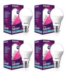 Philips White 9W LED Bulb - Set of 4