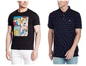 Men Polo & T-shirt - Flat 50% - 70% off 