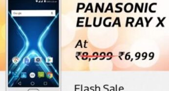 Panasonic Eluga Ray X (32 GB, 3 GB RAM) – Extra Rs.2000 off for Rs.6,999 – Flipkart