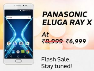 Panasonic Eluga Ray X (32 GB, 3 GB RAM) – Extra Rs.2000 off for Rs.6,999 – Flipkart