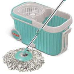 Spotzero By Milton Elite Spin Mop with Bucket (Two Refills) for Rs.999 – Amazon