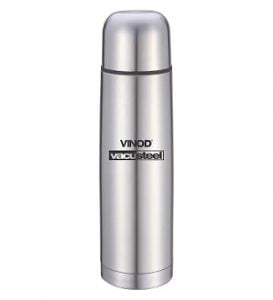 Vinod Cookware Stainless Steel 1 L Vacuum Flask for Rs.828 – Amazon