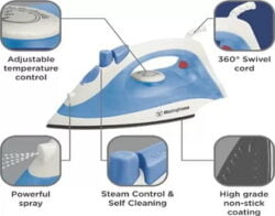 Westinghouse NT12B3P-DS Steam Iron for Rs.705 – Flipkart (2 Yrs Warranty)