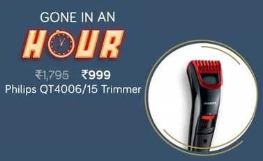 Philips QT4006/15 Pro Skin Advanced Beard Trimmer for Rs.900 – Tatacliq