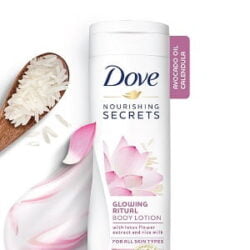 Dove Glowing Ritual Body Lotion, 250ml worth Rs.299 for Rs.194 – Amazon