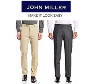 John Miller Trousers – Flat 50% – 70% off starts Rs.449 @ Amazon