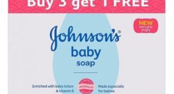 Johnson’s Baby Soap (150g x 4) worth Rs.225 for Rs.193 – Amazon