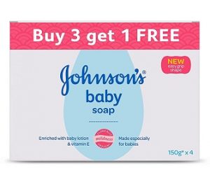 Johnsons Baby Soap (150g x 4)