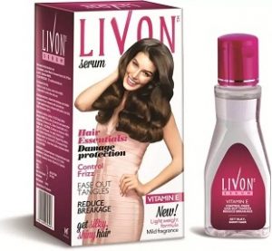 Livon Hair Serum for Women | All Hair Types | Smooth, Frizz-free & Glossy Hair | With Argan Oil & Vitamin E