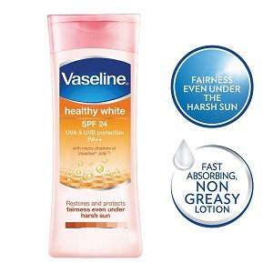 Vaseline Healthy White Triple Lightening SPF 24 Body Lotion 300 ml worth Rs.325 for Rs.221 – Amazon