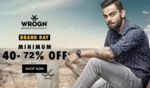 WROGN Men’s Jeans 40% – 72% off from Rs. 615 – Flipkart
