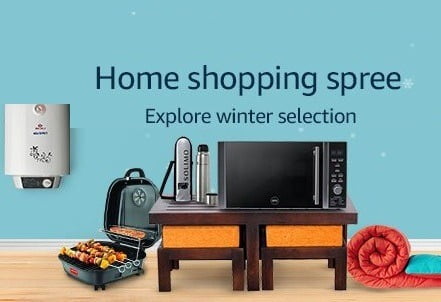 Home & Kitchen Appliances, Furnishing, Furniture up to 70% off @ Amazon