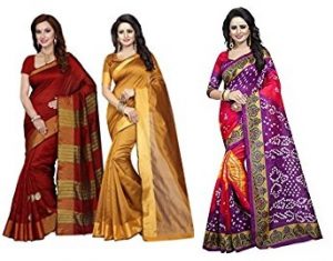 ISHIN Sarees – up to 85% off – Amazon (Limited Period Deal)