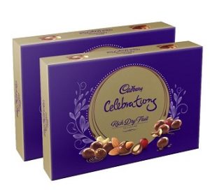 Cadbury Rich Dry Fruit Collection, 120g each (Pack of 2) worth Rs.550 for Rs.357 – Amazon