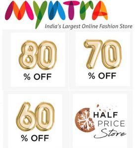 Jaw Dropping Discounts on Fashion Styles + 10% Extra Cashback with CITI Credit / Debit Cards @ Myntra