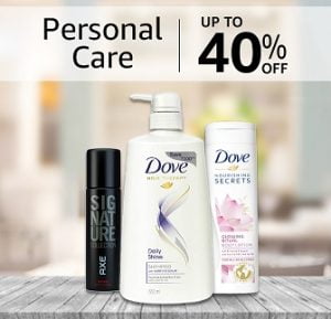Personal Care Products (Hair Care, Skin Care) - up to 40% off