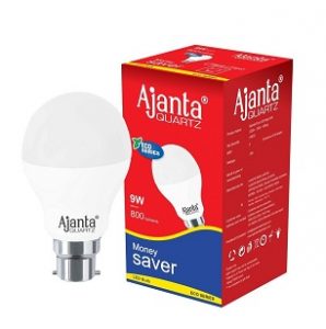 Ajanta 9-Watt LED Bulb (Pack of 3) for Rs.249 with 2 Yrs Warranty