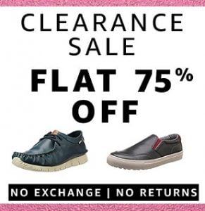 Men’s Footwear Clearance Sale – Flat 75% off @ Amazon
