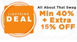 Jabong: Min 40% – Upto 80% Off + Extra 15% Off on all Lifestyle products