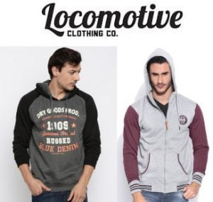 Locomotive Sweatshirts / Hoodies - Flat 70% off