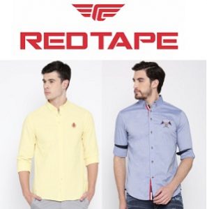 Red Tape Casual Shirts – Flat 60% – 70% off + Extra Discount (starts from Rs.294) @ Myntra