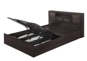 HomeTown Bolton Queen Size Bed with Hydraulic Storage (Wenge) for Rs.17,499 – Amazon