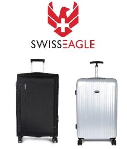 Dhamaal Deal : Flat 65% OFF on Swiss Eagle Trolley Bag @ Myntra