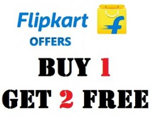 Buy 1 Get 2 Free Offer on Footwear @ Flipkart (Limited Period Offer)
