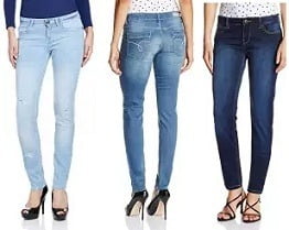 Women's Top Brand Jeans - Min 50% Off