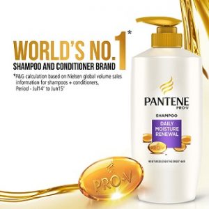Pantene Daily Moisture Renewal Shampoo, 675ml worth Rs.425 for Rs.276 – Amazon