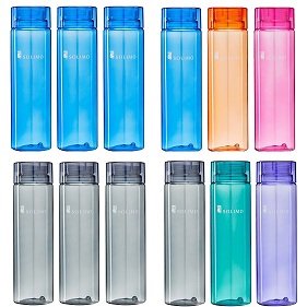 Solimo Plastic Water Bottle 800ml, 6 Pieces