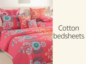 Cotton Floral Bedsheets - Minimum 40% off