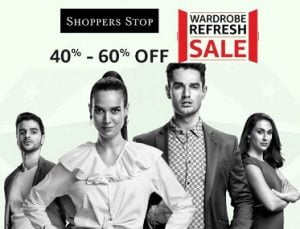 Men’s & Women’s Clothing by Shoppers Stop – Minimum 40% off + Extra 15% off @ Amazon