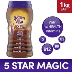 Bournvita Five Star Magic Chocolate Drink Jar 1 kg worth Rs.412 for Rs.299 – Amazon
