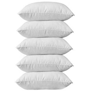 Sansar Cushion Filler Pillow (16×16) Set of 5 for Rs.399 – Amazon