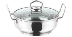Vinod Cookware Induction friendly Kadai with Lid 1.5 Litres for Rs.760 – Amazon