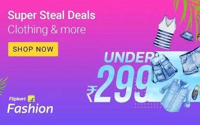 Flipkart Super Steal Deal – Fashion under Rs.299 | Rs.499 | Rs.799 | Rs.999 | Rs.1499 | Rs.1999