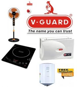 V Guard Appliances (AC & TV Stabilizers, Induction Cooktops, Fan, Water Heaters) up to 40% off – Amazon