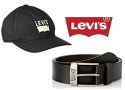 Levi's Men's Belt & Caps - Minimum 50% Off