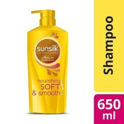 Sunsilk Nourishing Soft and Smooth Shampoo, 650ml worth Rs.355 for Rs.177 – Amazon