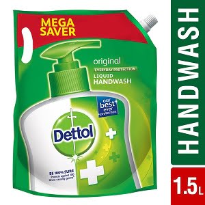 Dettol Liquid Hand wash Refill Original 1500 ml worth Rs.209 for Rs.194 – Amazon