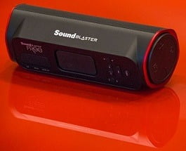 Creative Sound Blaster Free Splash Proof Portable Bluetooth Speaker, Built-In MP3 Player