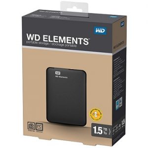 WD Elements 1.5 TB Portable External Hard Drive