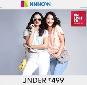 Men’s / Women’s Clothing under Rs.499 @ NNnow