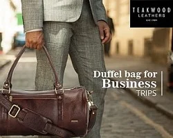 Teakwood Suitcases & Leather Bags & Wallets - Flat 75% off