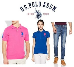 U.S. Polo Assn Men’s & Women’s Clothing – 50% – 80% Off @ Amazon